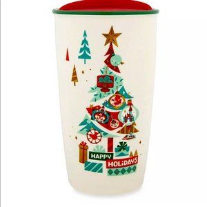 Disney Holiday Themed Ceramic Tumbler 12 Oz